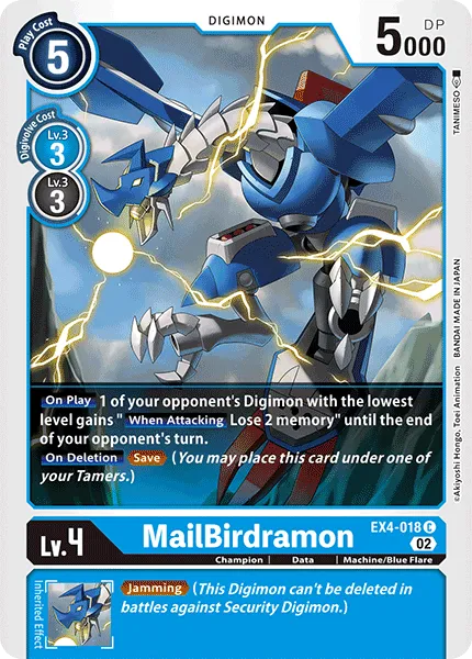 MailBirdramon &mdash; Digimon Card Game card