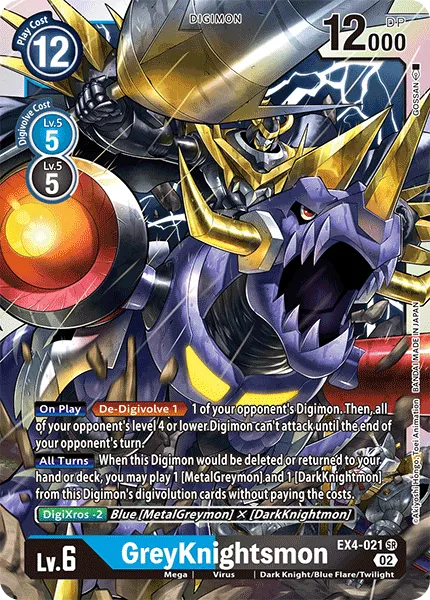 GreyKnightsmon &mdash; Digimon Card Game card