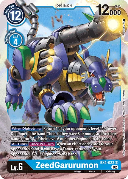 ZeedGarurumon &mdash; Digimon Card Game card