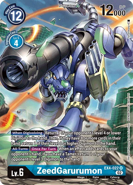 ZeedGarurumon &mdash; Digimon Card Game card