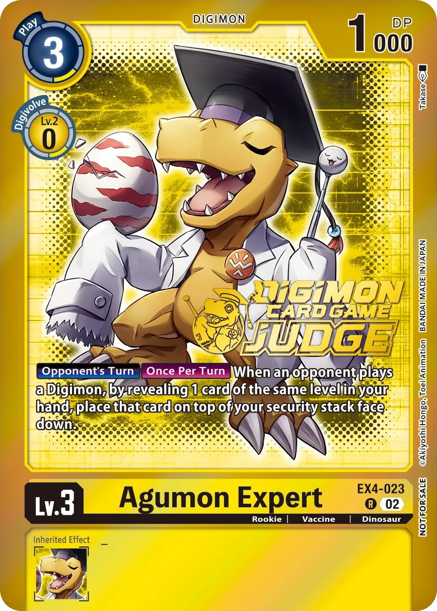 Agumon Expert &mdash; Digimon Card Game card