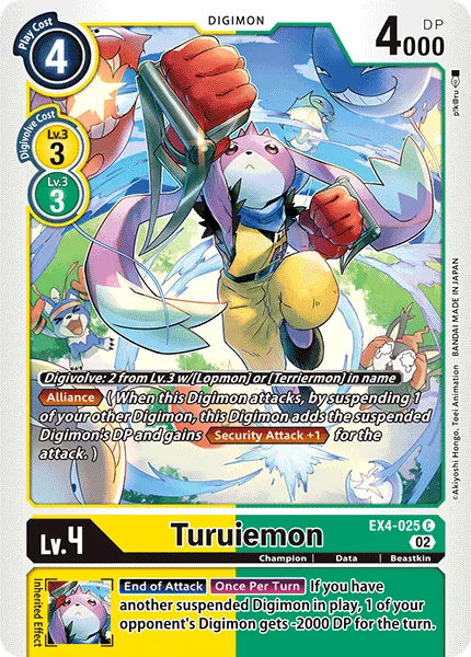 Turuiemon &mdash; Digimon Card Game card