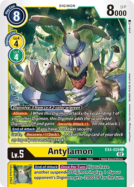 Antylamon &mdash; Digimon Card Game card