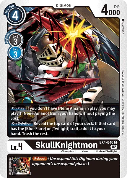 SkullKnightmon &mdash; Digimon Card Game card