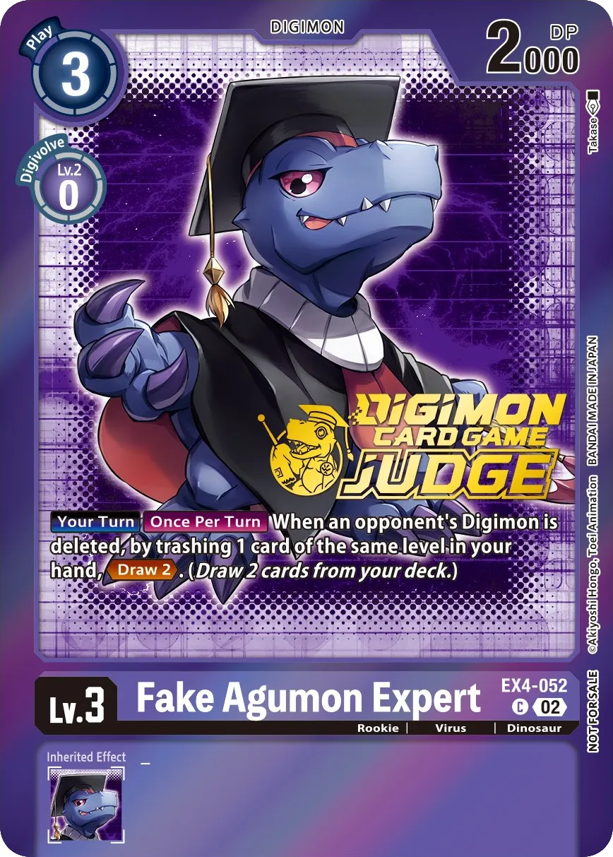 Fake Agumon Expert &mdash; Digimon Card Game card
