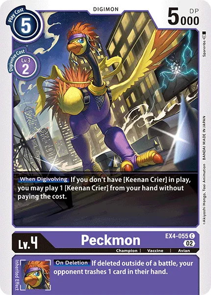Peckmon &mdash; Digimon Card Game card