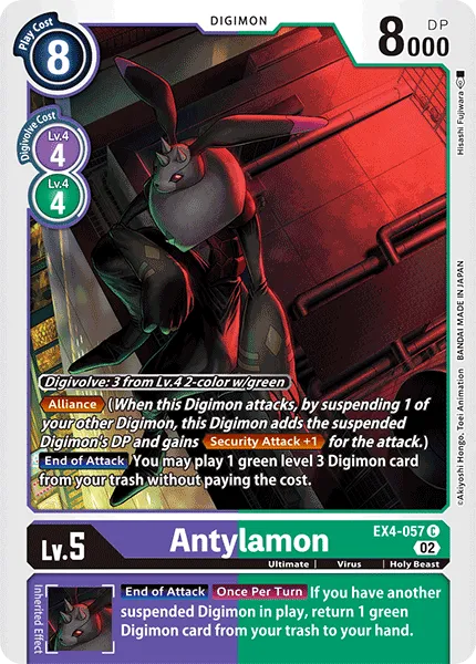 Antylamon &mdash; Digimon Card Game card