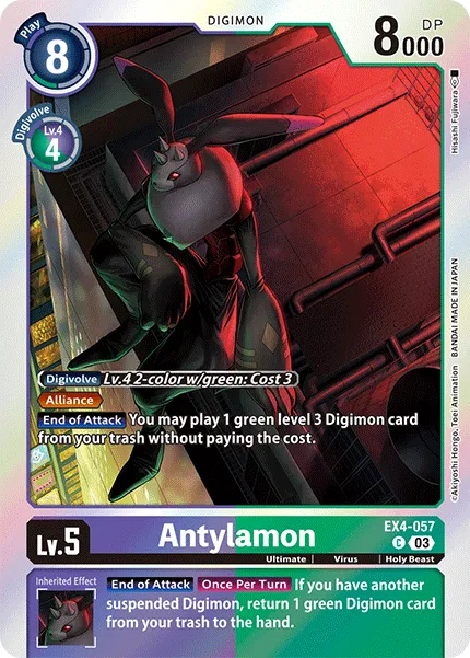 Antylamon &mdash; Digimon Card Game card