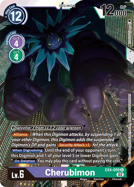 Cherubimon &mdash; Digimon Card Game card