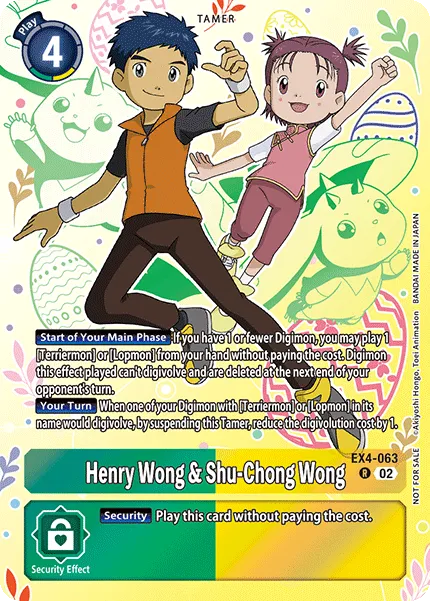 Henry Wong & Shu-Chong Wong &mdash; Digimon Card Game card