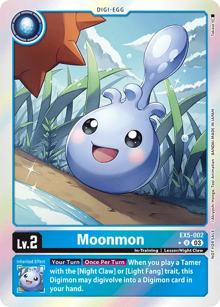 Moonmon &mdash; Digimon Card Game card