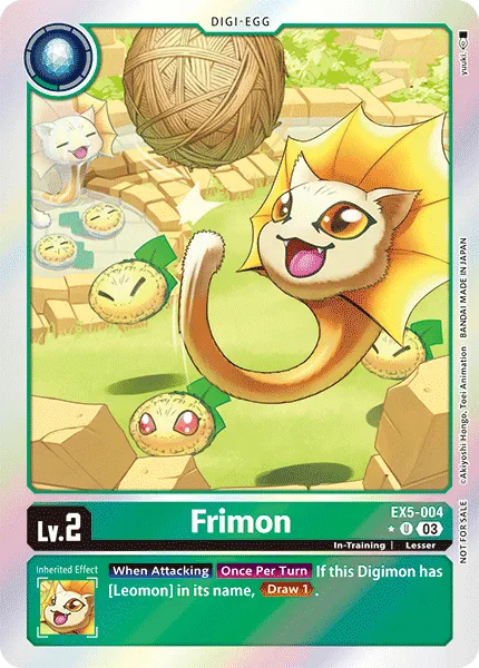 Frimon &mdash; Digimon Card Game card