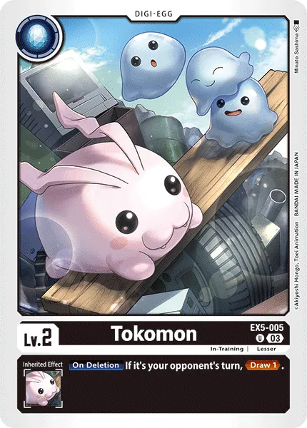Tokomon &mdash; Digimon Card Game card