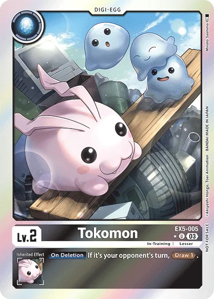 Tokomon &mdash; Digimon Card Game card