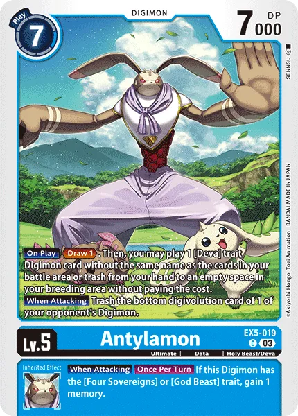 Antylamon &mdash; Digimon Card Game card