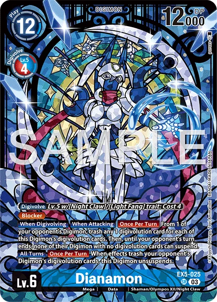 Dianamon &mdash; Digimon Card Game card