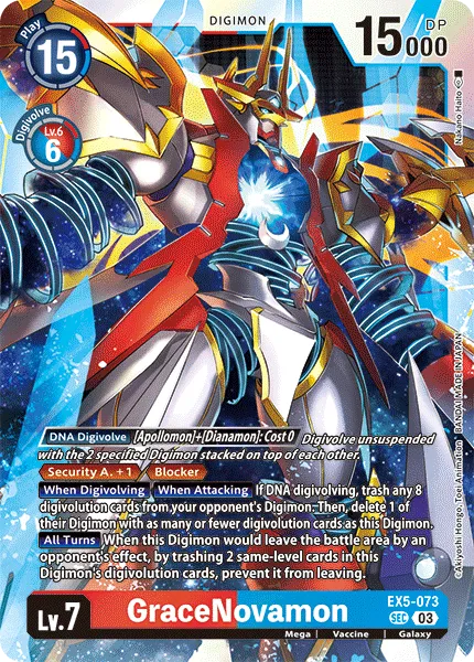 GraceNovamon &mdash; Digimon Card Game card