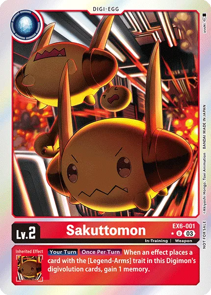 Sakuttomon &mdash; Digimon Card Game card