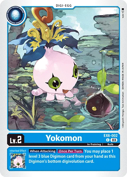 Yokomon &mdash; Digimon Card Game card