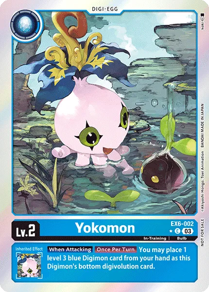 Yokomon &mdash; Digimon Card Game card