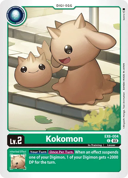 Kokomon &mdash; Digimon Card Game card