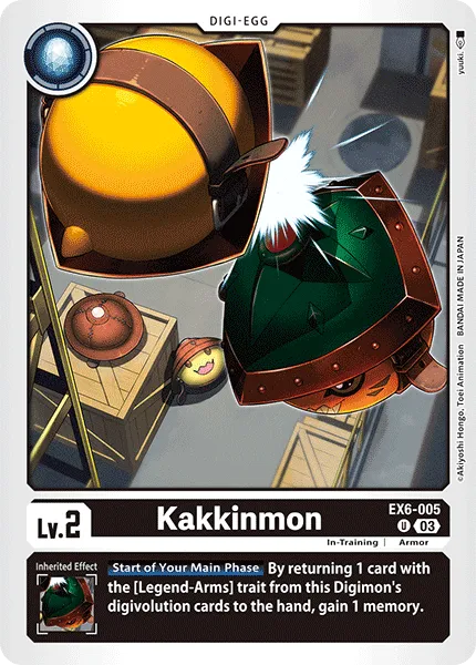 Kakkinmon &mdash; Digimon Card Game card