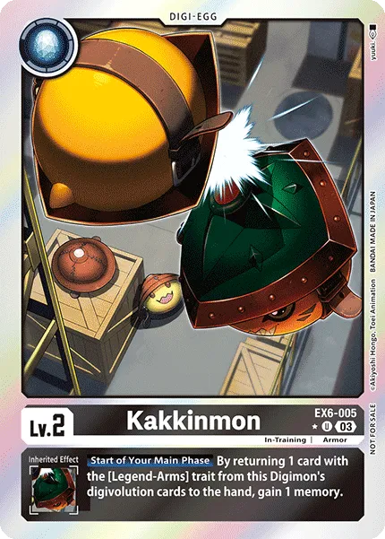 Kakkinmon &mdash; Digimon Card Game card
