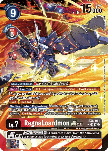 RagnaLoardmon ACE &mdash; Digimon Card Game card