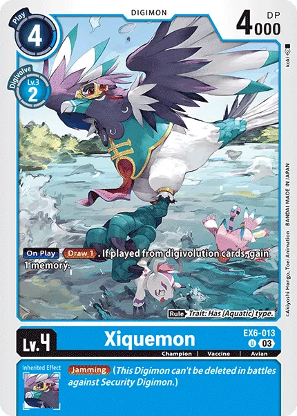 Xiquemon &mdash; Digimon Card Game card