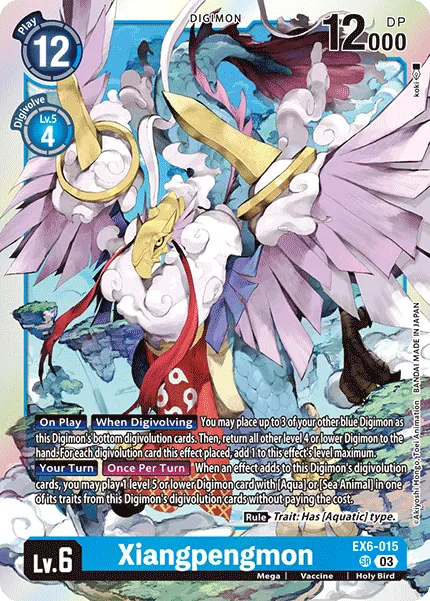 Xiangpengmon &mdash; Digimon Card Game card