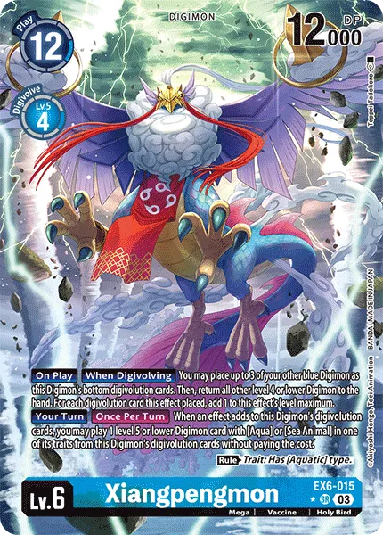 Xiangpengmon &mdash; Digimon Card Game card