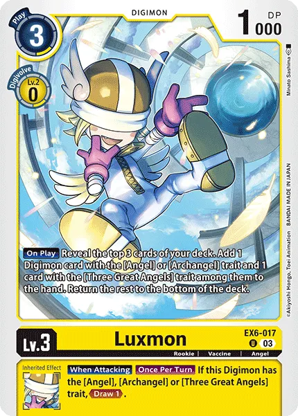 Luxmon &mdash; Digimon Card Game card