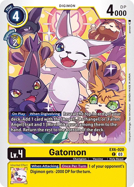 Gatomon &mdash; Digimon Card Game card