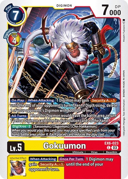 Gokuumon &mdash; Digimon Card Game card