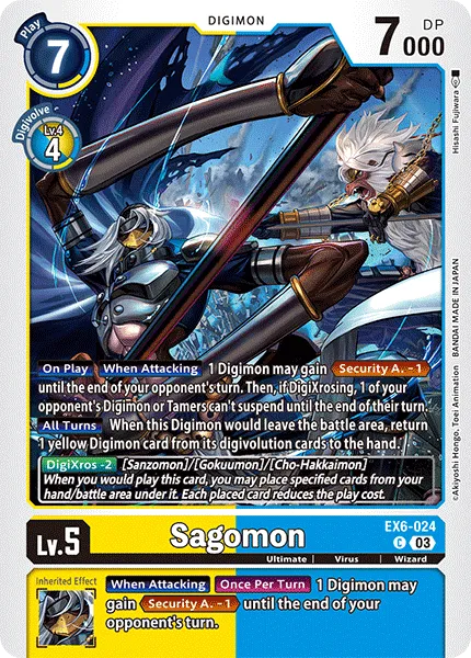 Sagomon &mdash; Digimon Card Game card