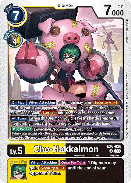 Cho-Hakkaimon &mdash; Digimon Card Game card