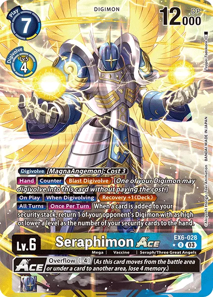 Seraphimon ACE &mdash; Digimon Card Game card