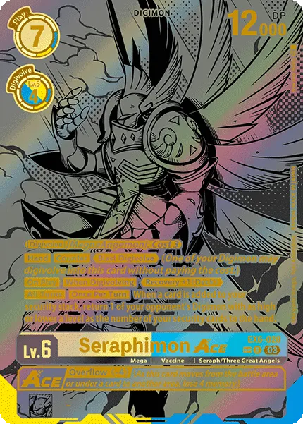 Seraphimon ACE &mdash; Digimon Card Game card