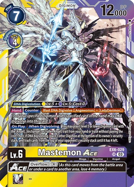 Mastemon ACE &mdash; Digimon Card Game card