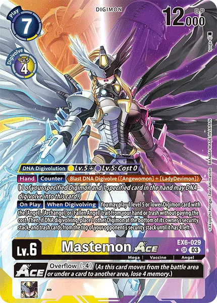 Mastemon ACE &mdash; Digimon Card Game card