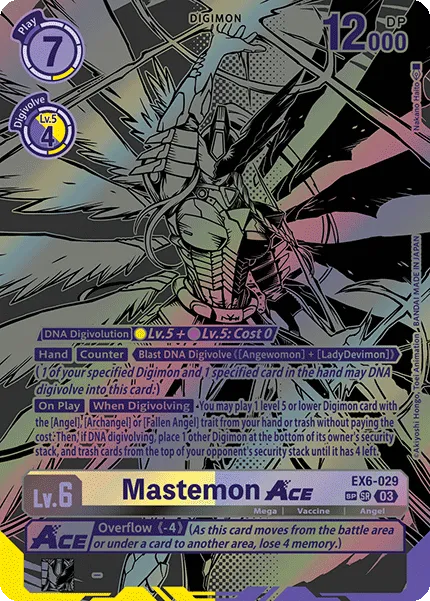 Mastemon ACE &mdash; Digimon Card Game card