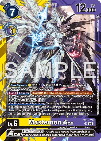 Mastemon ACE &mdash; Digimon Card Game card