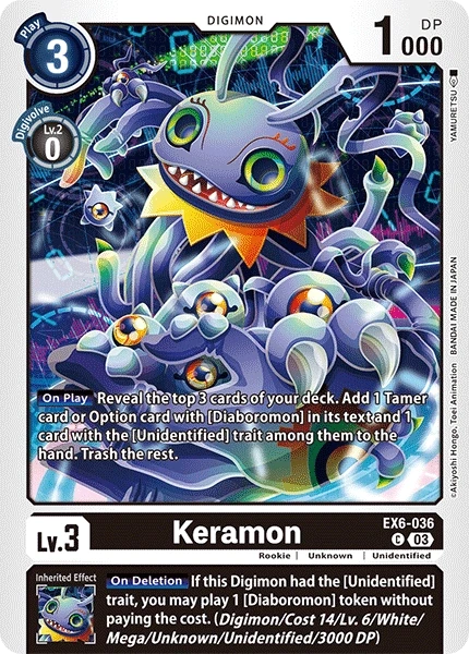 Keramon &mdash; Digimon Card Game card