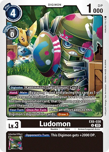 Ludomon &mdash; Digimon Card Game card