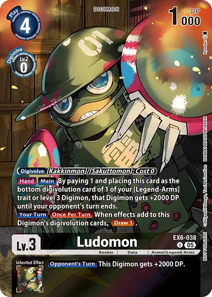 Ludomon &mdash; Digimon Card Game card