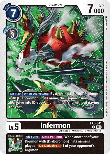 Infermon &mdash; Digimon Card Game card