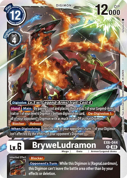 BryweLudramon &mdash; Digimon Card Game card