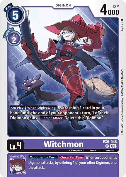 Witchmon &mdash; Digimon Card Game card