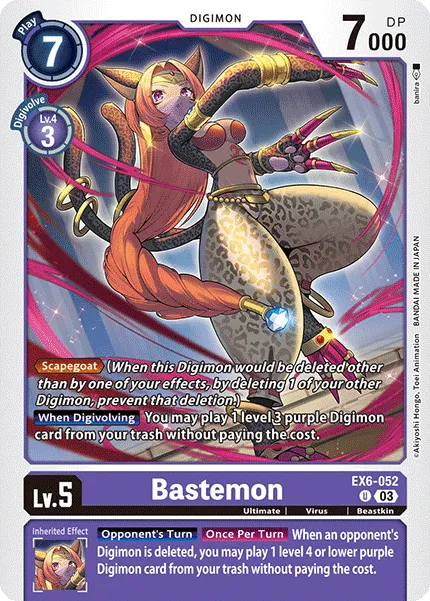 Bastemon &mdash; Digimon Card Game card