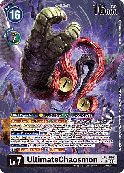 UltimateChaosmon &mdash; Digimon Card Game card